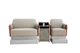Model 7 Billiard Hall Lounge Sofa Set (with Ottoman & Coffee Table)