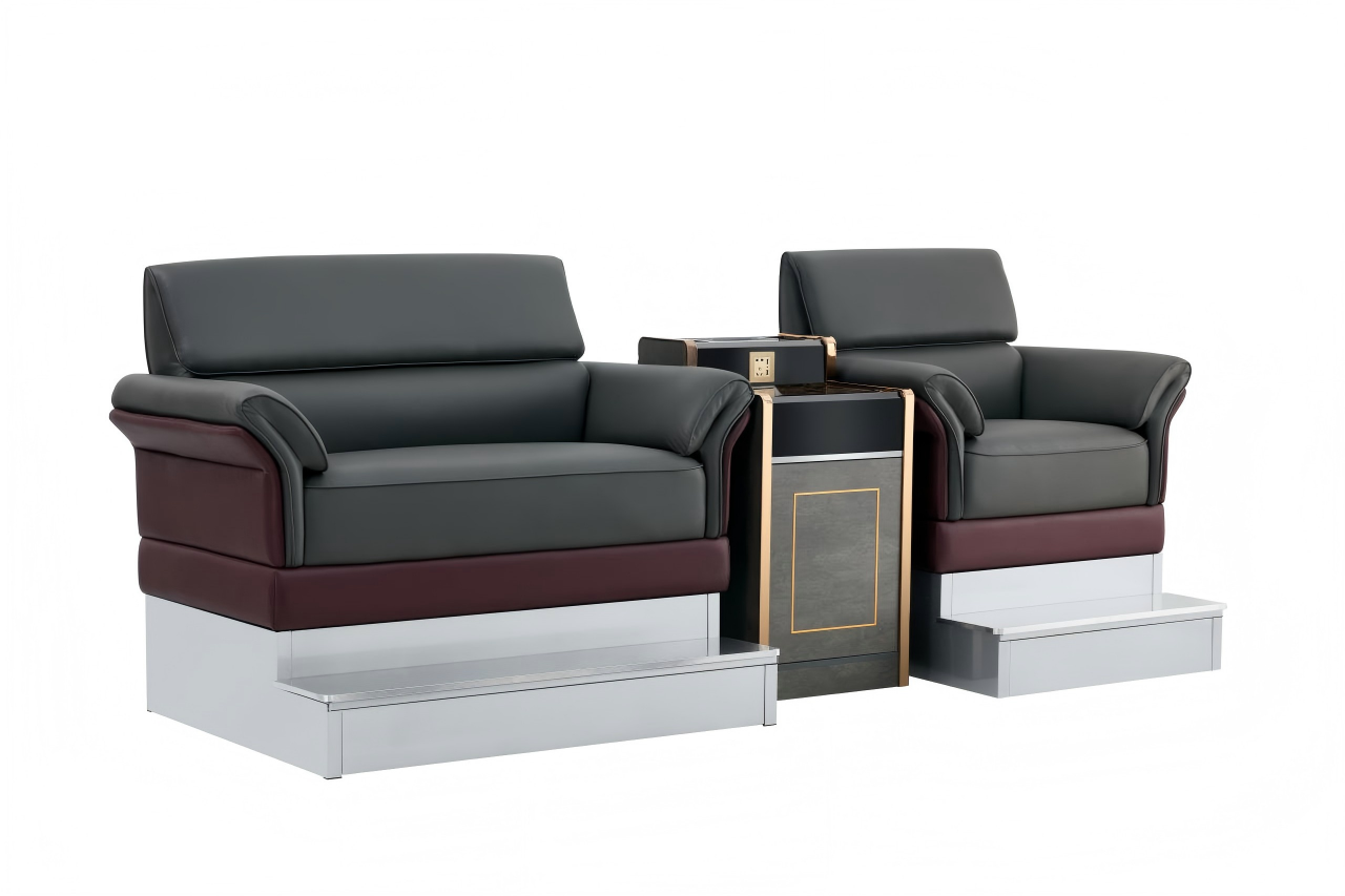 Model 50 Billiard Hall Lounge Sofa Set (with Ottoman & Coffee Table)