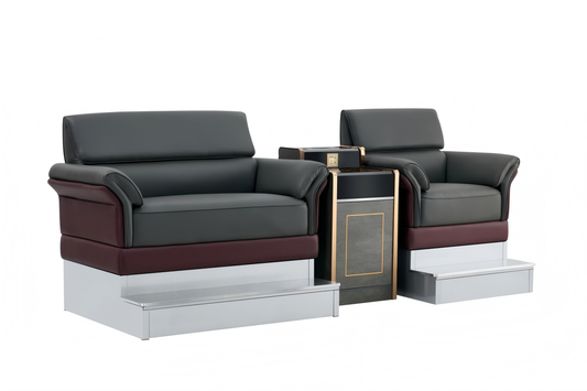 Model 50 Billiard Hall Lounge Sofa Set (with Ottoman & Coffee Table)