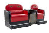 Model 58 Billiard Hall Lounge Sofa Set (with Ottoman & Coffee Table)