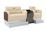 Model 69 Billiard Hall Lounge Sofa Set (with Ottoman & Coffee Table)