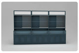 Custom Logo Billiard Cue Display Cabinet – Model Six, Glass Door & LED Light