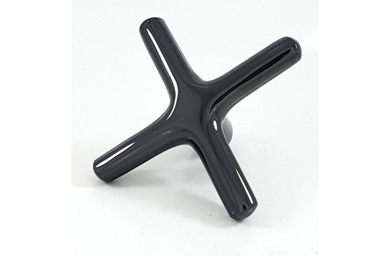 REST CROSS TOELESS BLK CHROME STANDARD SIZE SOLD SEPERATELY WITHOUT TOES BLACK CHROME