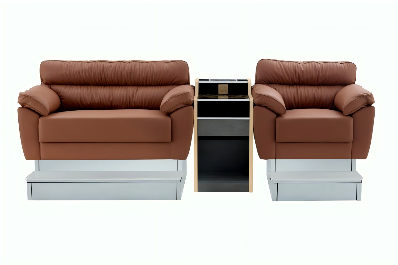 Model 12 Billiard Hall Lounge Sofa Set (with Ottoman & Coffee Table)