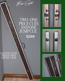 Two one piece cues and one Jump CUE CASE